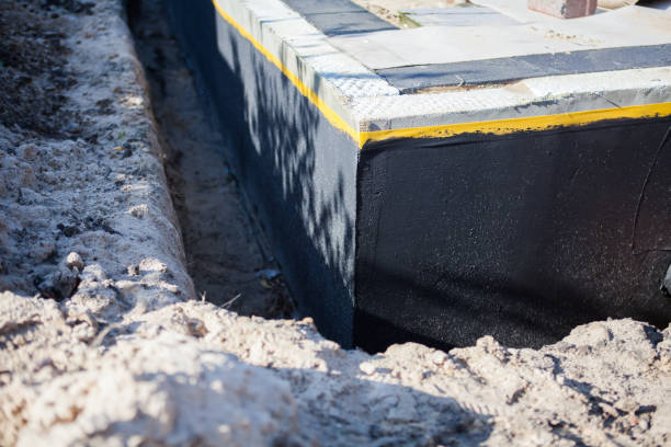 Professional Waterproofing technician working in Cecil, OH